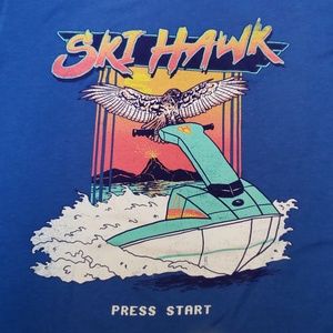Limited edition ski hawk tshirt